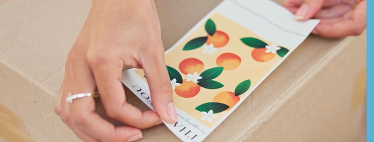 Gelaagde vinylstickers  