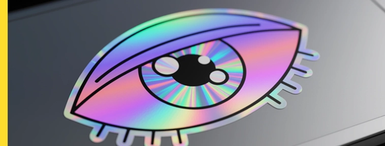 Autocollants holographiques  