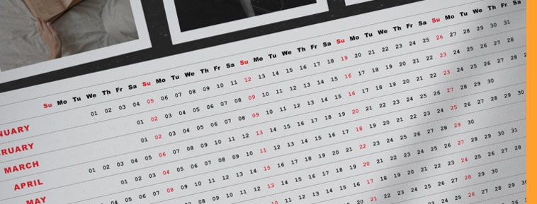 Calendriers Poster